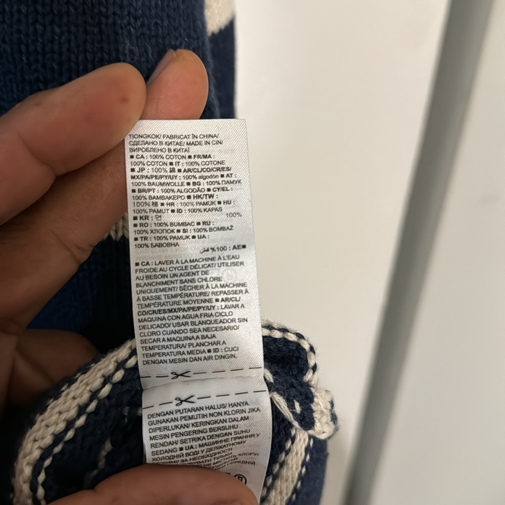 Men’s cotton sweater - Picture 5 of 5